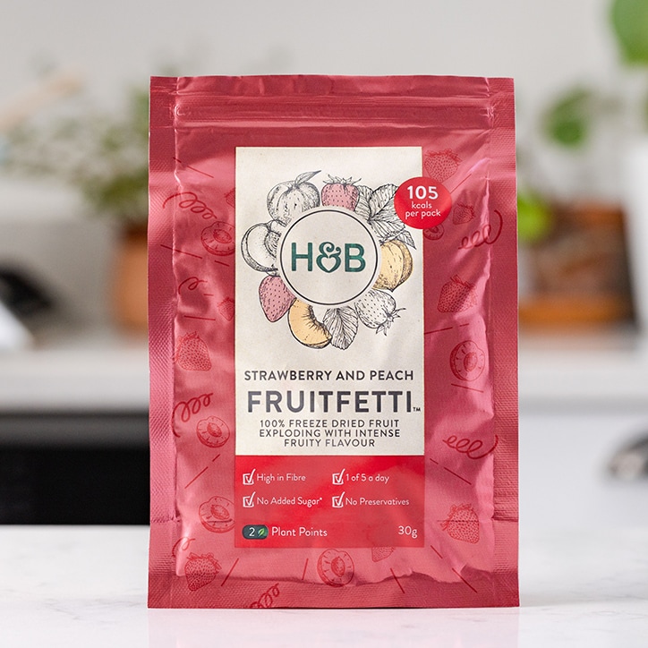 Holland & Barrett Fruitfetti Strawberry & Peach 30g